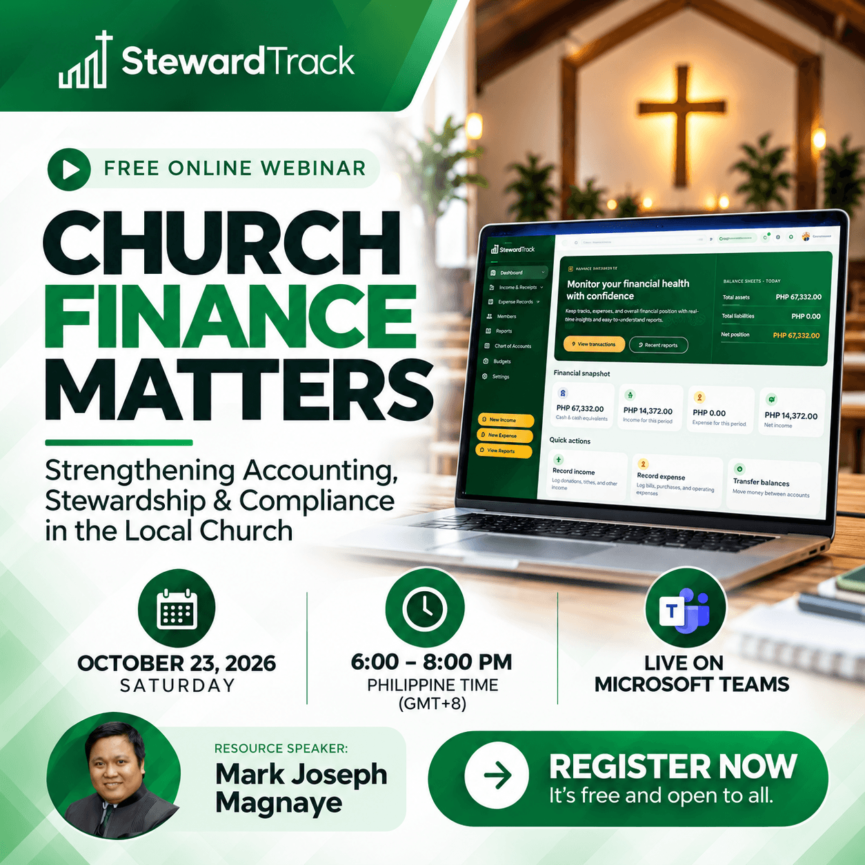Church Finance Matters: Libreng Webinar Para sa Church Accounting at Compliance