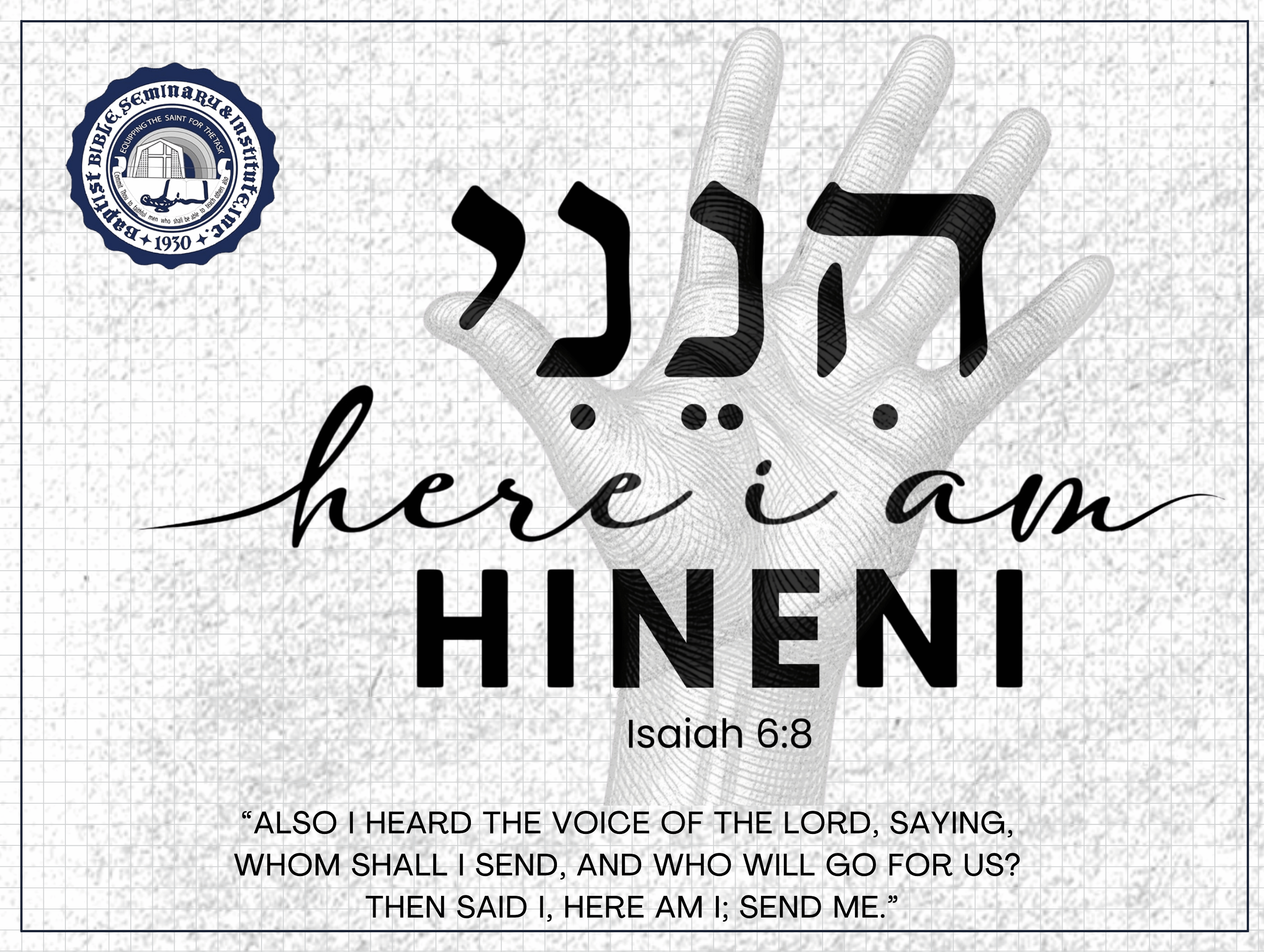 "Hineni — Here I Am."