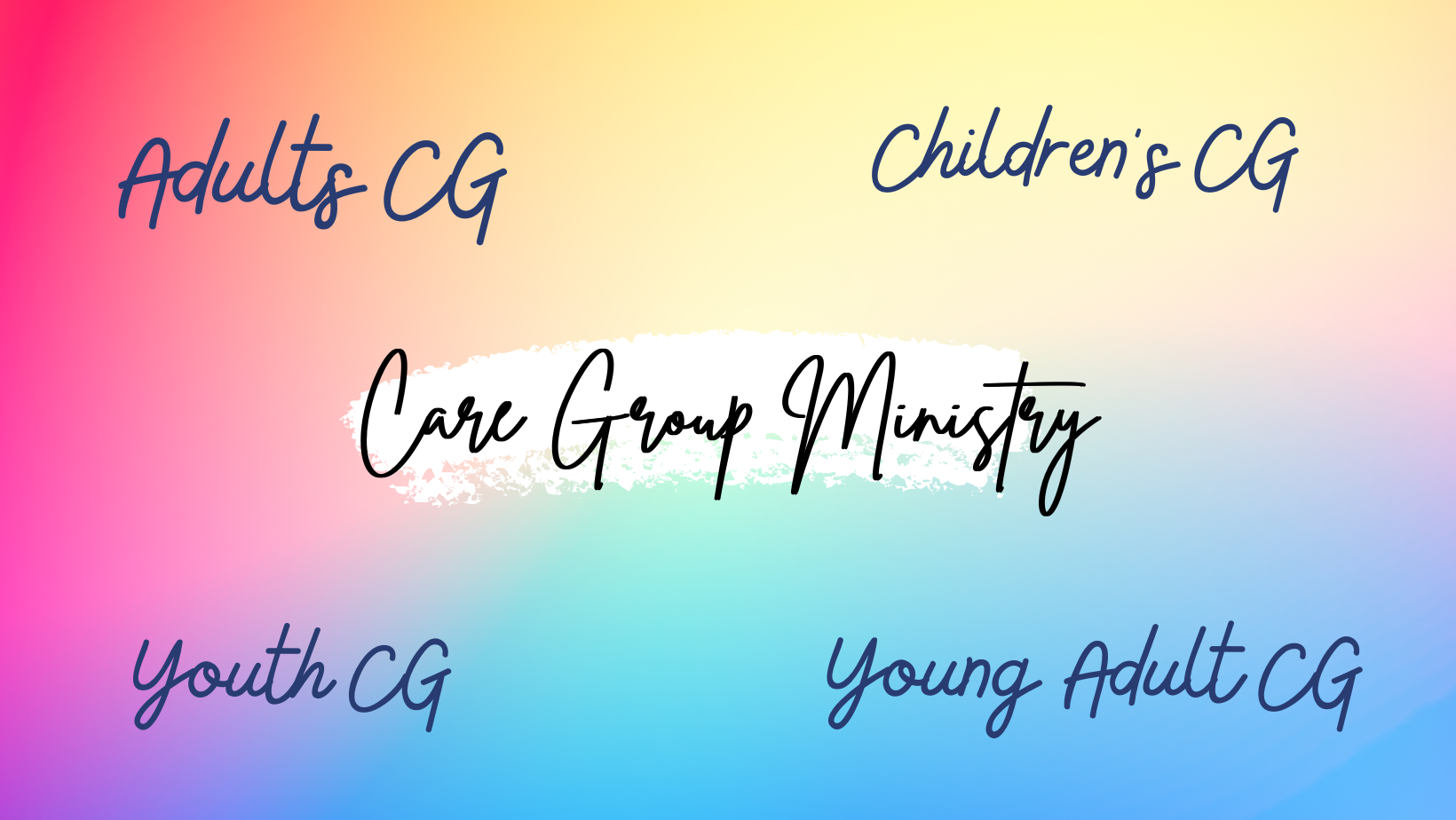 We praise God for the launching of our renewed Care Group Ministry!