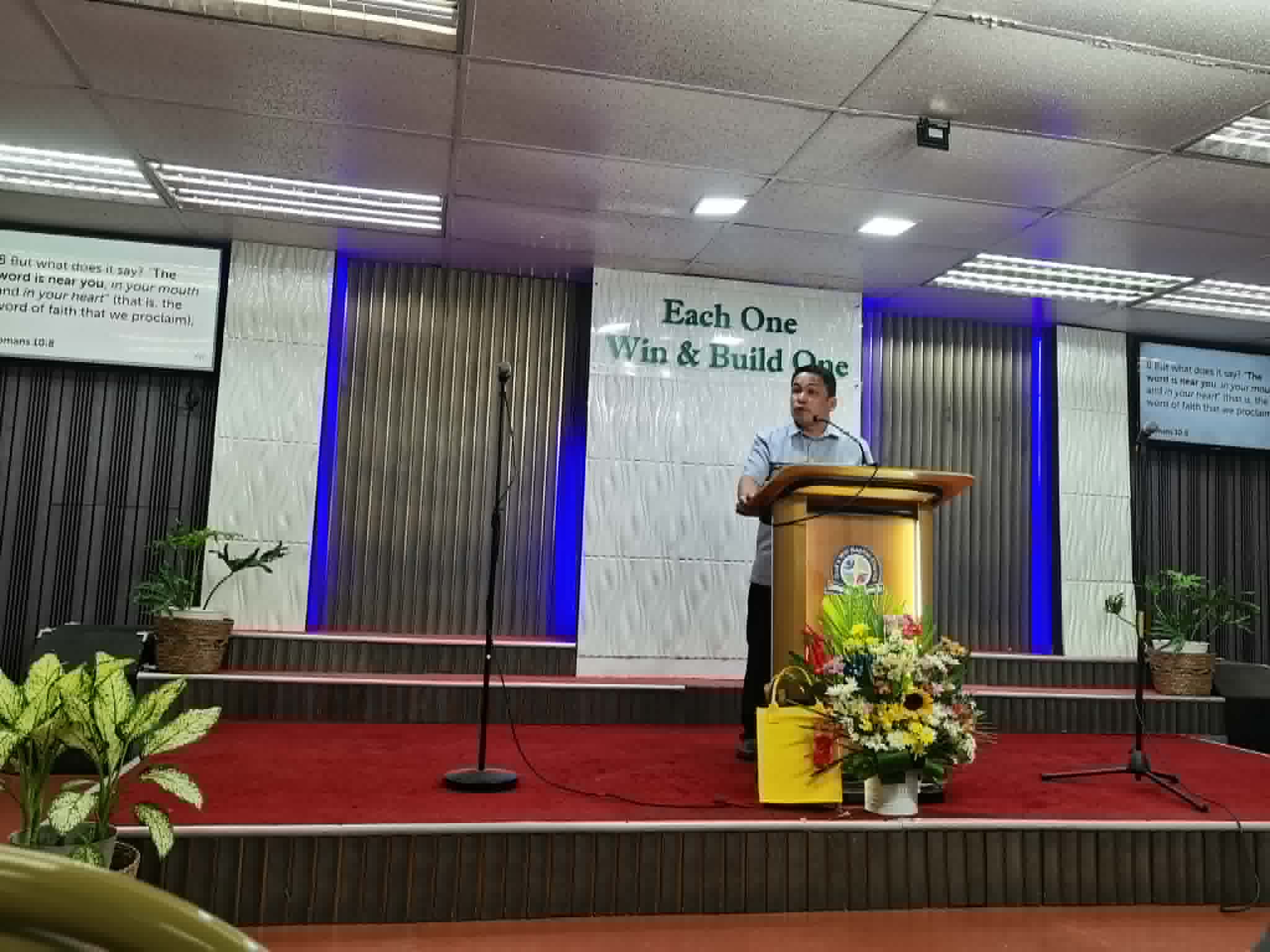 We praise God for the opportunity for our Lead Pastor to minister and preach God's word at God's Will Baptist Church, Novaliches, Quezon City