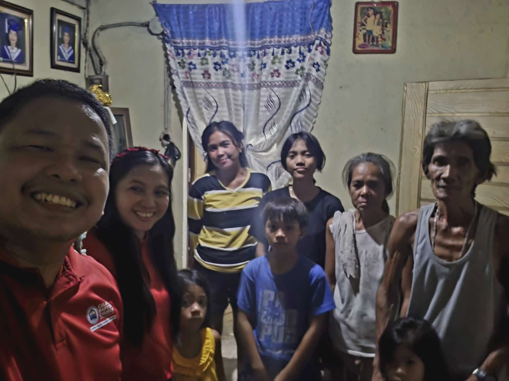 Praise God for His continued ministry to Villalobos Family at Brgy. Quizumbing, Calaca City, Batangas.
